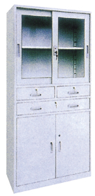 JH-W-21中二斗玻璃柜
